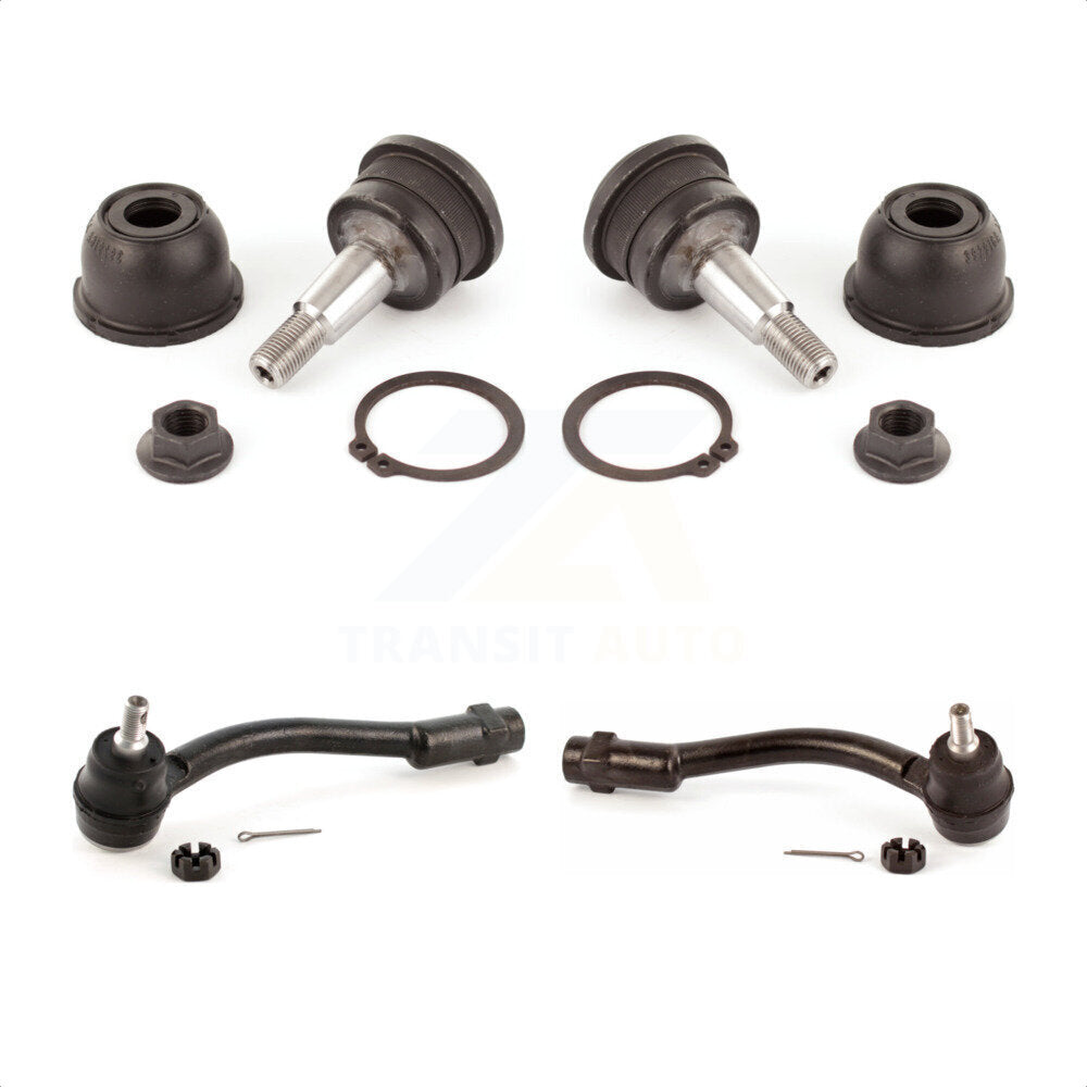 Front Suspension Ball Joint And Tie Rod End Kit For 2006 Hyundai Accent Hatchback KTR-102437 by TOR