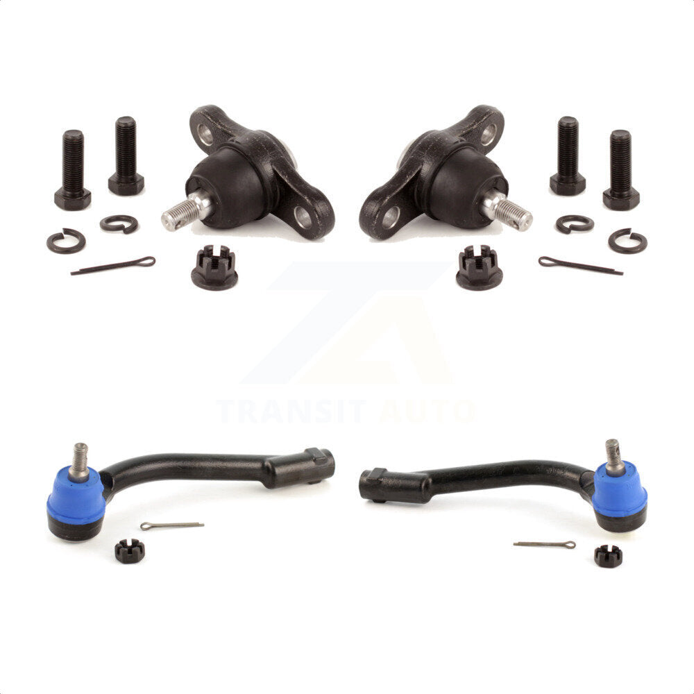 Front Suspension Ball Joint And Tie Rod End Kit For Kia Optima Rondo Magentis KTR-102453 by TOR