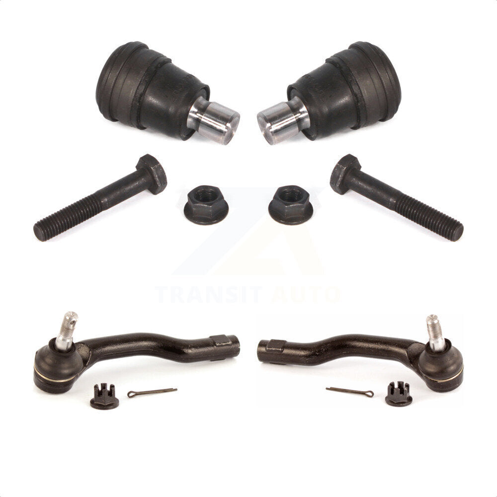 Front Suspension Ball Joint And Tie Rod End Kit For 2011-2014 Mazda 2 KTR-102481 by TOR