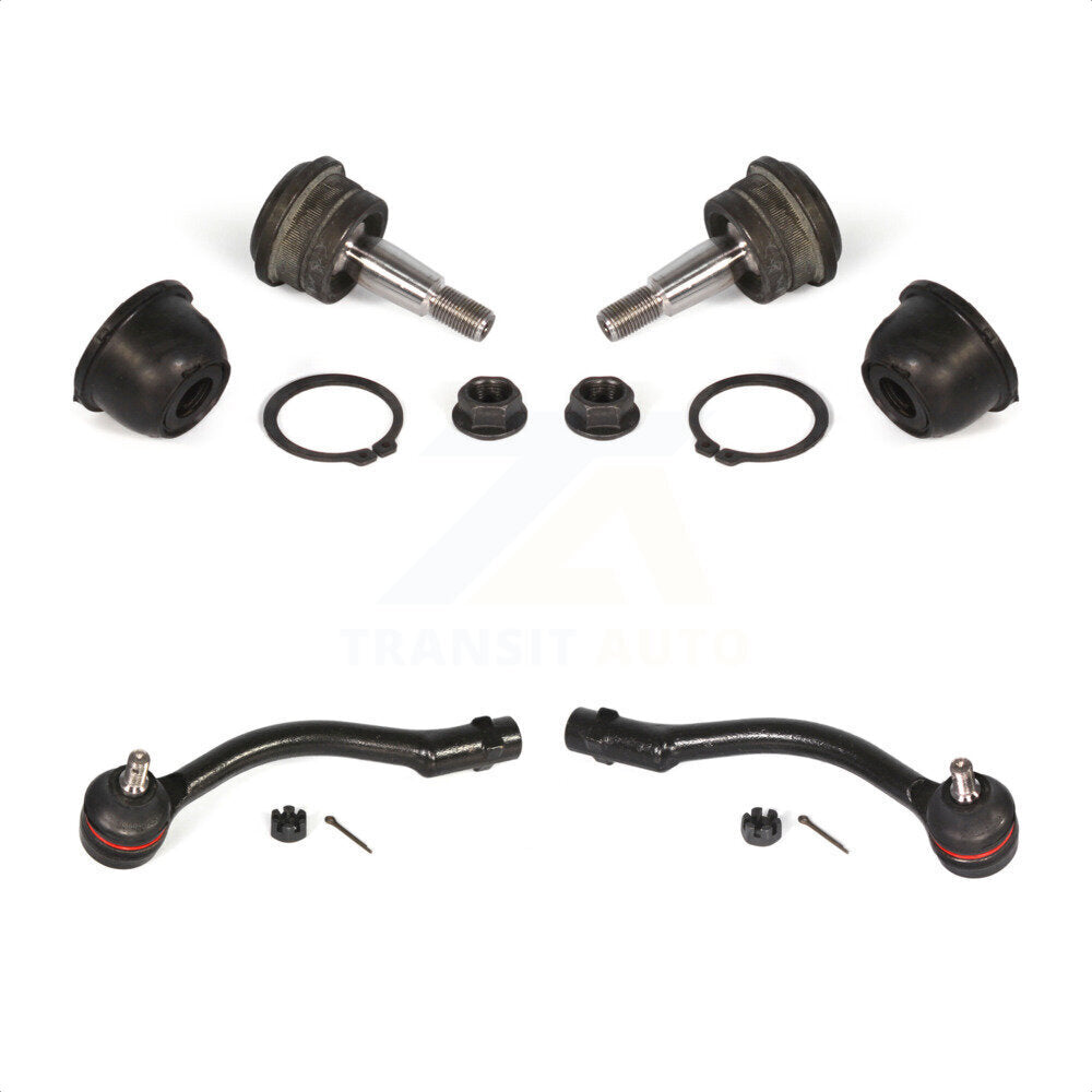 Front Suspension Ball Joint And Tie Rod End Kit For Hyundai Accent KTR-102490 by TOR