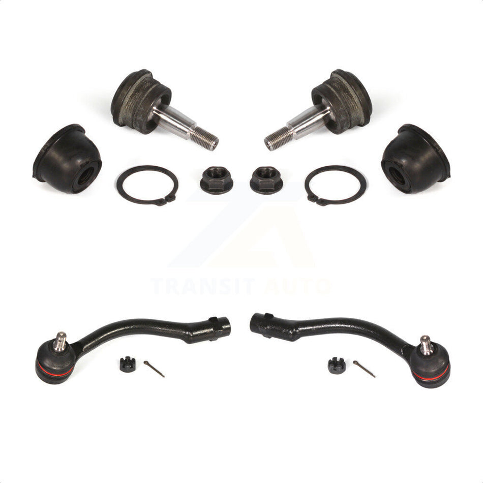 Front Suspension Ball Joint And Tie Rod End Kit For Hyundai Accent KTR-102490 by TOR