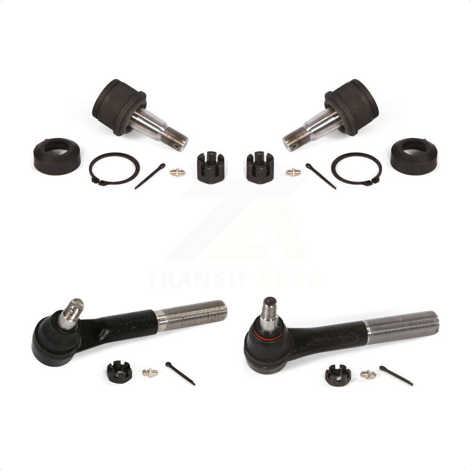 Front Suspension Ball Joint And Tie Rod End Kit For Ford F-250 Super Duty F-350 Excursion RWD KTR-102503 by TOR