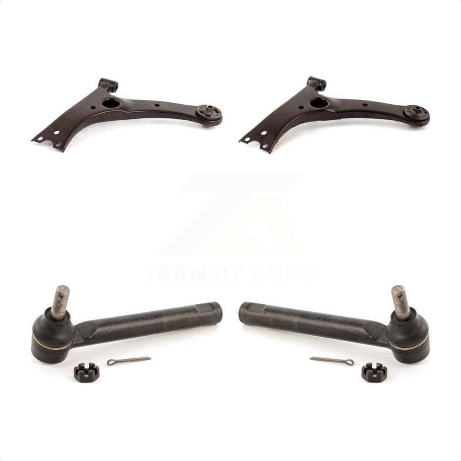 Front Suspension Control Arm And Tie Rod End Kit For 2009-2013 Toyota Corolla Vehicles Manufactured In Japan KTR-102559 by TOR