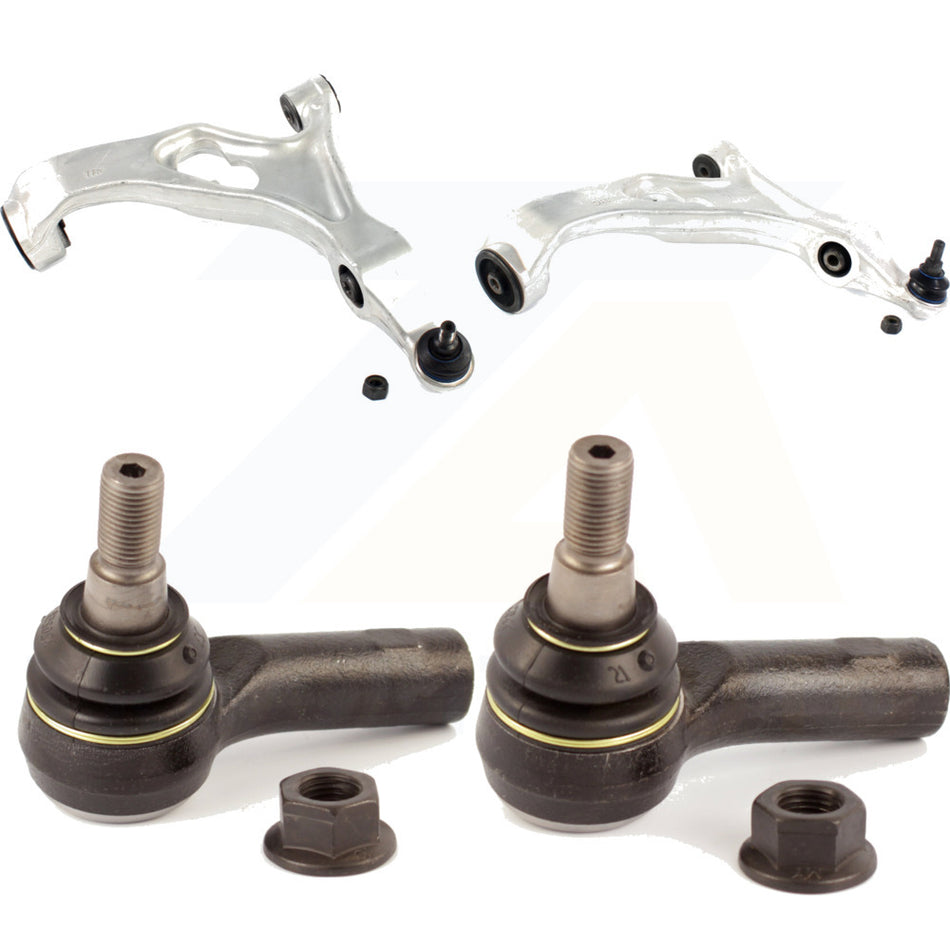 Front Suspension Control Arm Assembly And Tie Rod End Kit For Porsche Cayenne Audi Q7 KTR-102646 by TOR