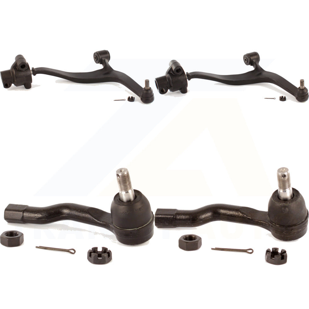 Front Suspension Control Arm Assembly And Tie Rod End Kit For 2003-2008 Infiniti FX35 FX45 INFINITI KTR-102649 by TOR