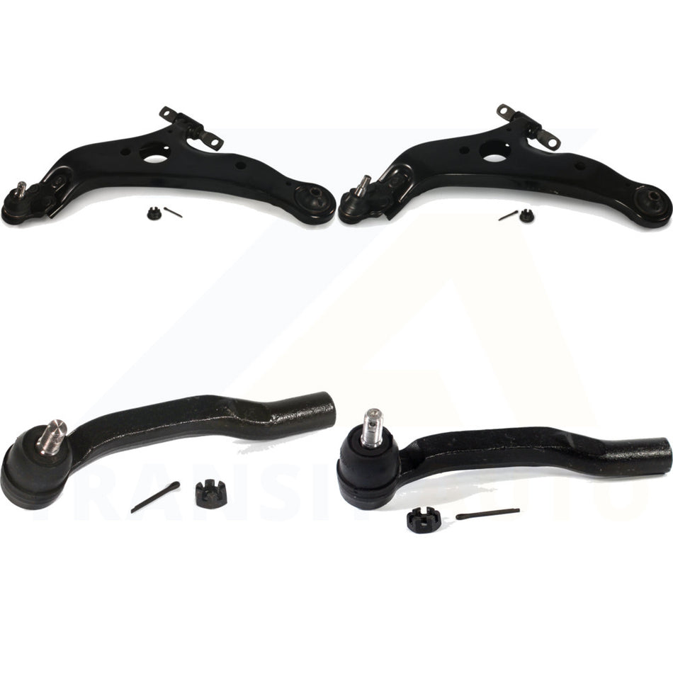 Front Suspension Control Arm Assembly And Tie Rod End Kit For 2004-2010 Toyota Sienna KTR-102659 by TOR