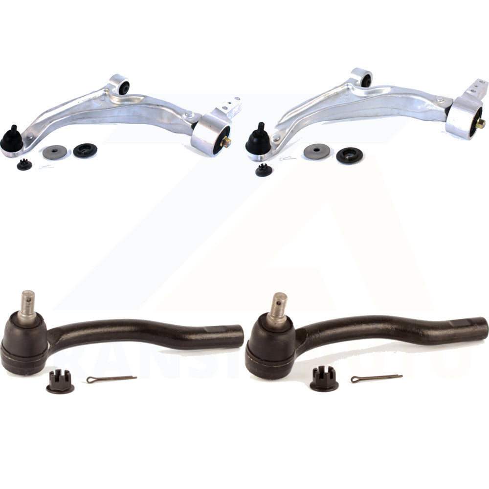 Front Suspension Control Arm Assembly And Tie Rod End Kit For 2009-2015 Honda Pilot KTR-102673 by TOR