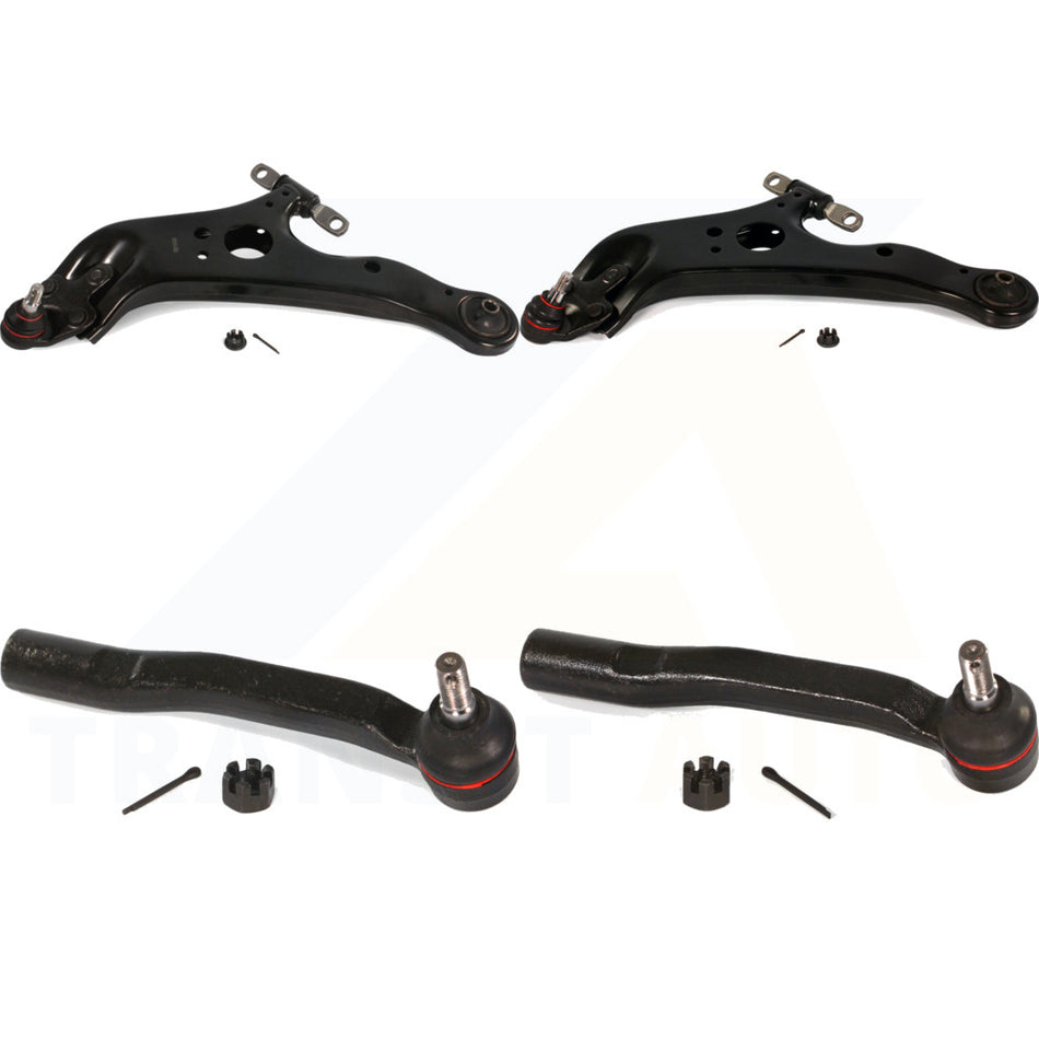 Front Suspension Control Arm Assembly And Tie Rod End Kit For 2011-2019 Toyota Sienna KTR-102679 by TOR