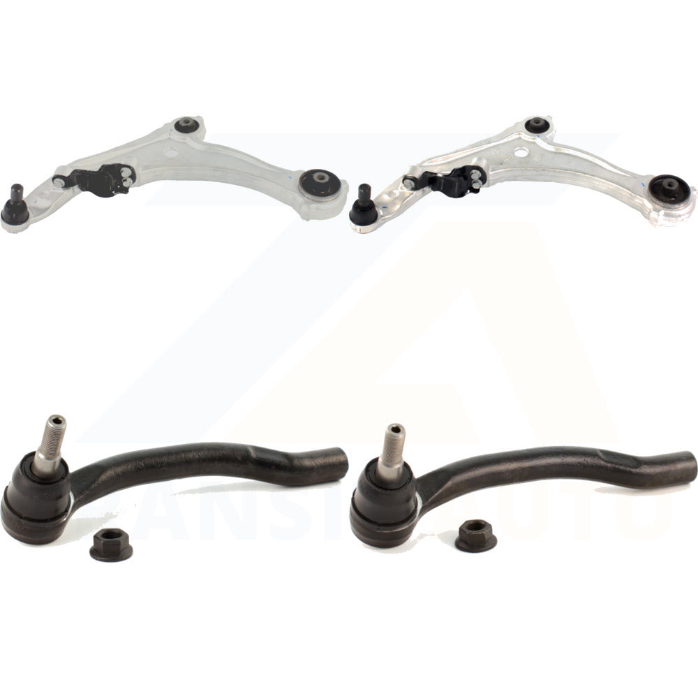 Front Suspension Control Arm Assembly And Tie Rod End Kit For 2009-2014 Nissan Maxima KTR-102682 by TOR