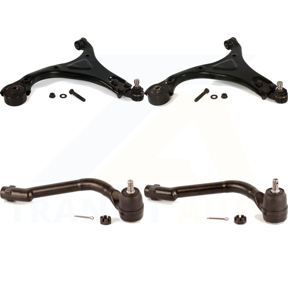 Front Suspension Control Arm Assembly And Tie Rod End Kit For Hyundai Sonata KTR-102690 by TOR