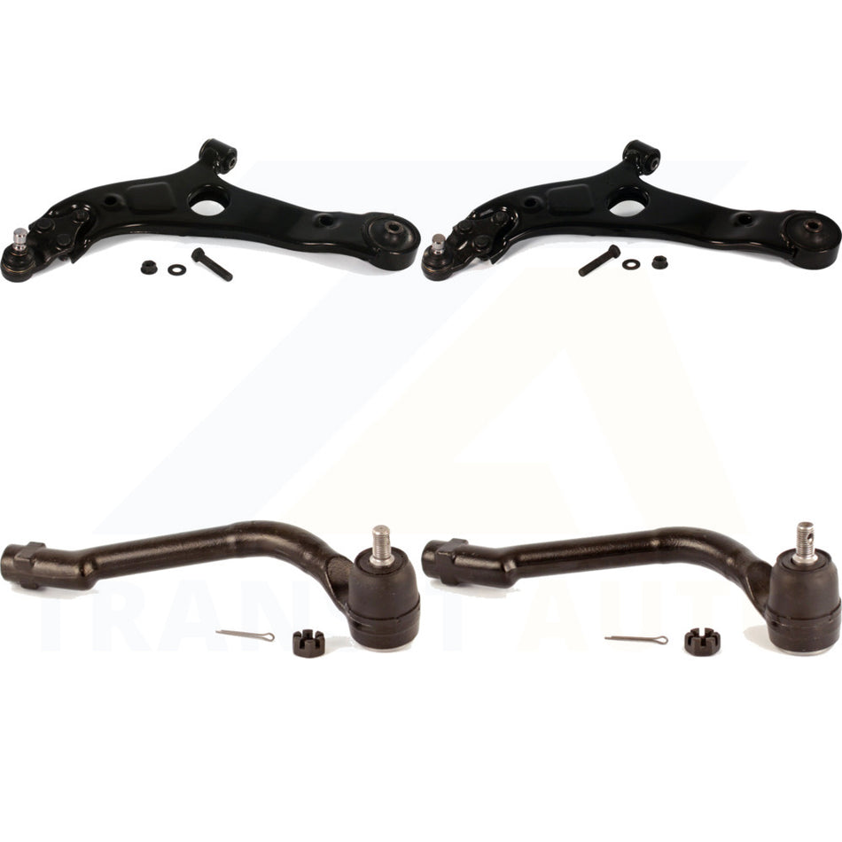 Front Suspension Control Arm Assembly And Tie Rod End Kit For Hyundai Sonata Kia Optima Cadenza KTR-102691 by TOR