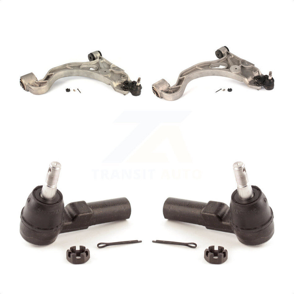 Front Suspension Control Arm Assembly And Tie Rod End Kit For Buick LeSabre Cadillac DeVille Park Avenue Pontiac Bonneville Seville Oldsmobile Aurora Riviera KTR-102729 by TOR