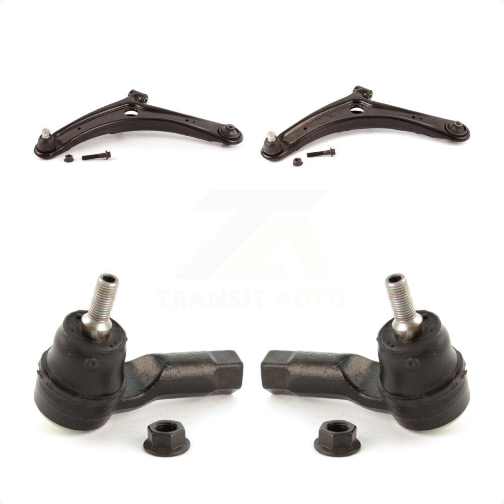 Front Suspension Control Arm Assembly And Tie Rod End Kit For Mitsubishi Outlander Sport Lancer RVR KTR-102762 by TOR