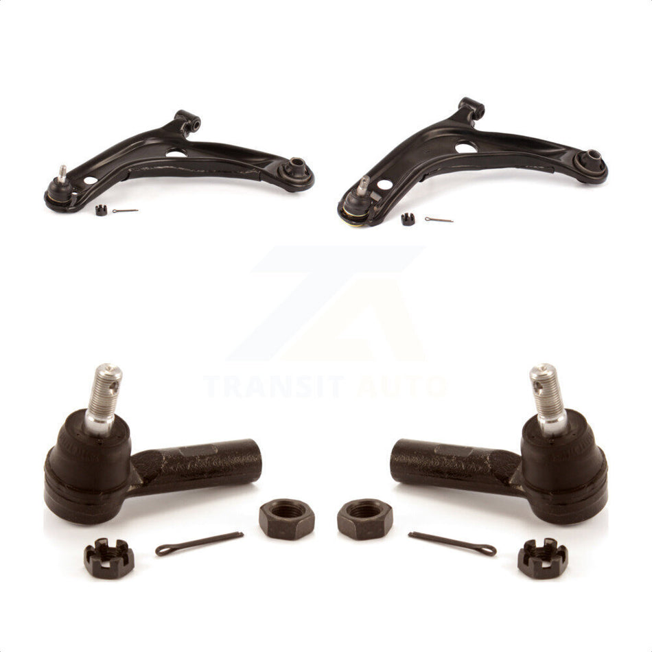 Front Suspension Control Arm Assembly And Tie Rod End Kit For Toyota Yaris Scion xD KTR-102767 by TOR