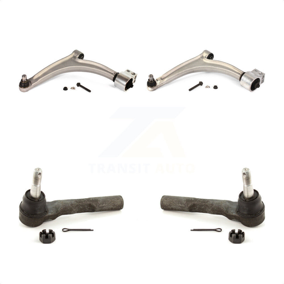 Front Suspension Control Arm Assembly And Tie Rod End Kit For Chevrolet Malibu Pontiac G6 Saturn Aura Contains Rear Bushings KTR-102777 by TOR