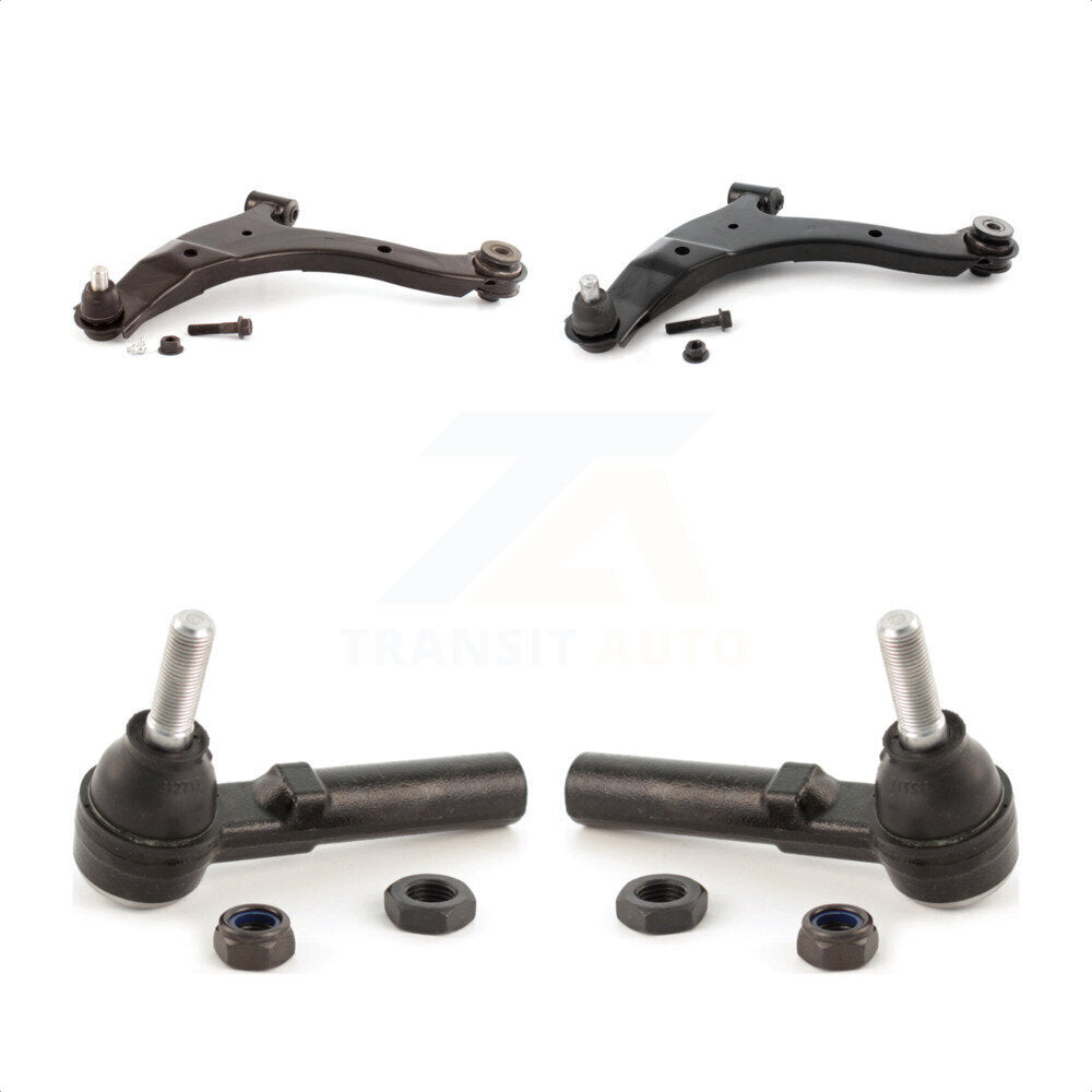 Front Suspension Control Arm Assembly And Tie Rod End Kit For Chrysler PT Cruiser Dodge Neon KTR-102834 by TOR