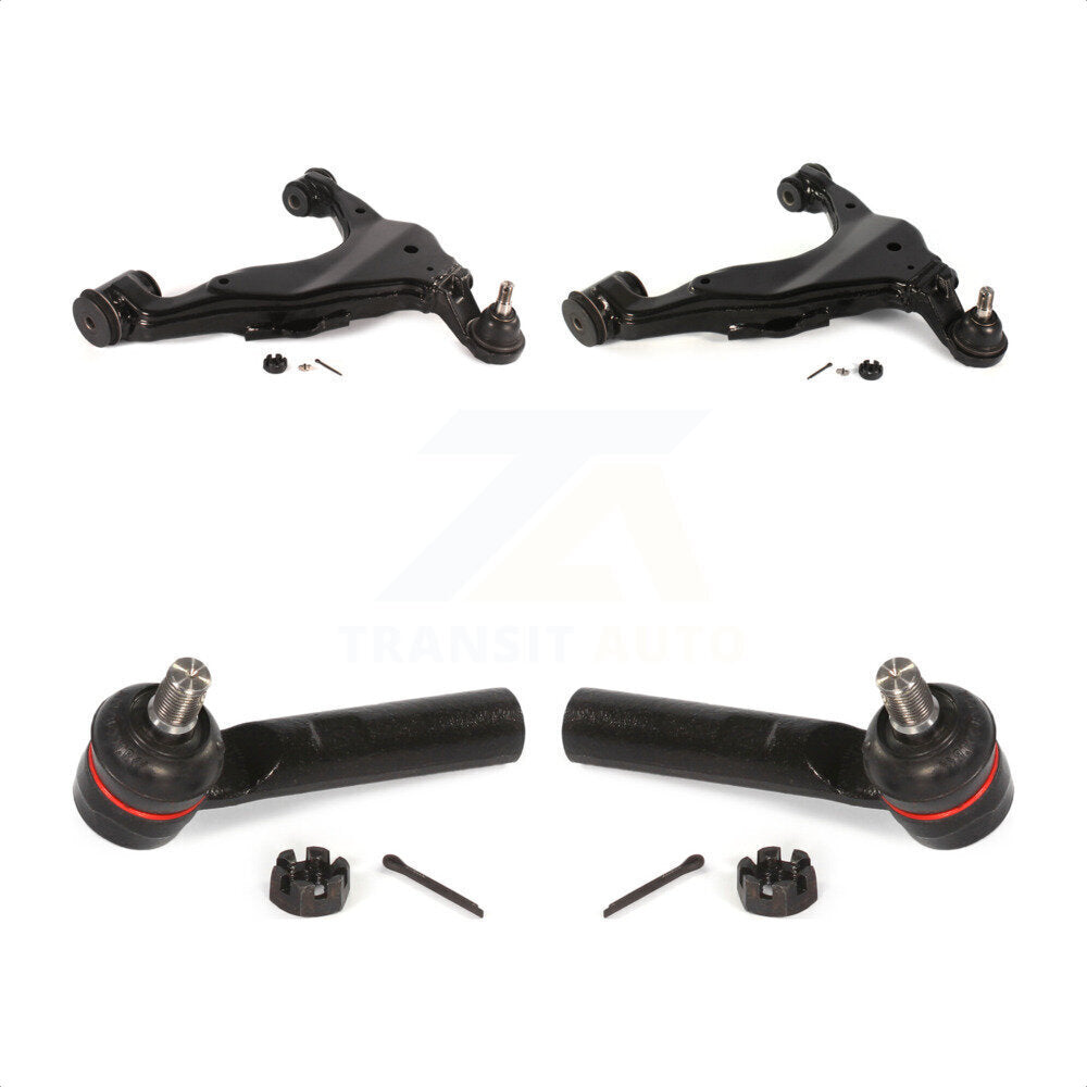 Front Suspension Control Arm Assembly And Tie Rod End Kit For Toyota 4Runner FJ Cruiser Lexus GX470 KTR-102835 by TOR