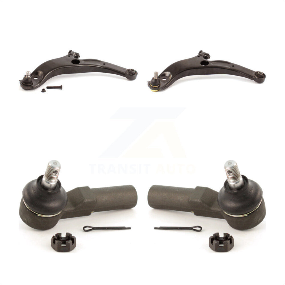 Front Suspension Control Arm Assembly And Tie Rod End Kit For Mazda Protege Protege5 KTR-102837 by TOR