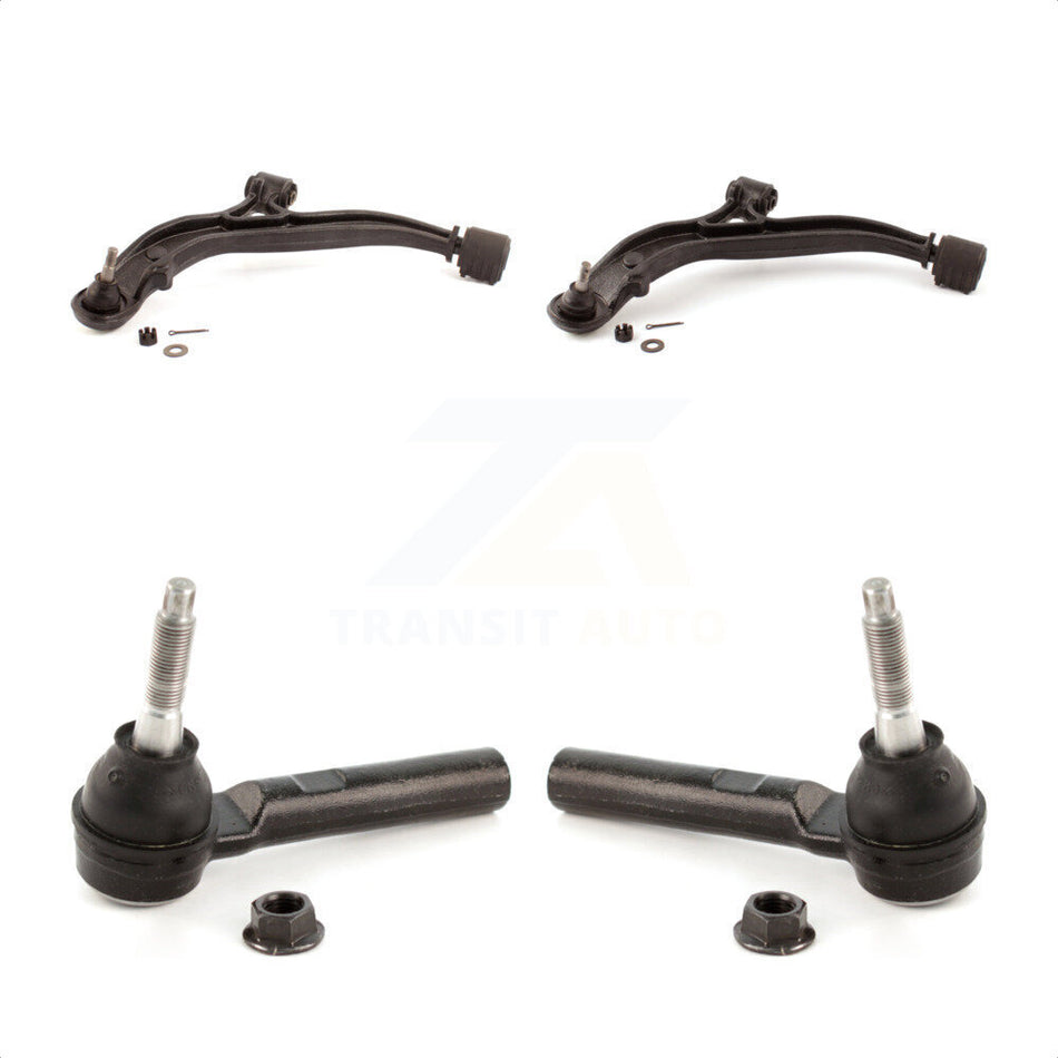 Front Suspension Control Arm Assembly And Tie Rod End Kit For 2005-2007 Dodge Grand Caravan Chrysler Town & Country KTR-102843 by TOR