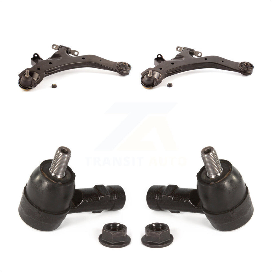 Front Suspension Control Arm Assembly And Tie Rod End Kit For 2001-2006 Hyundai Elantra KTR-102856 by TOR