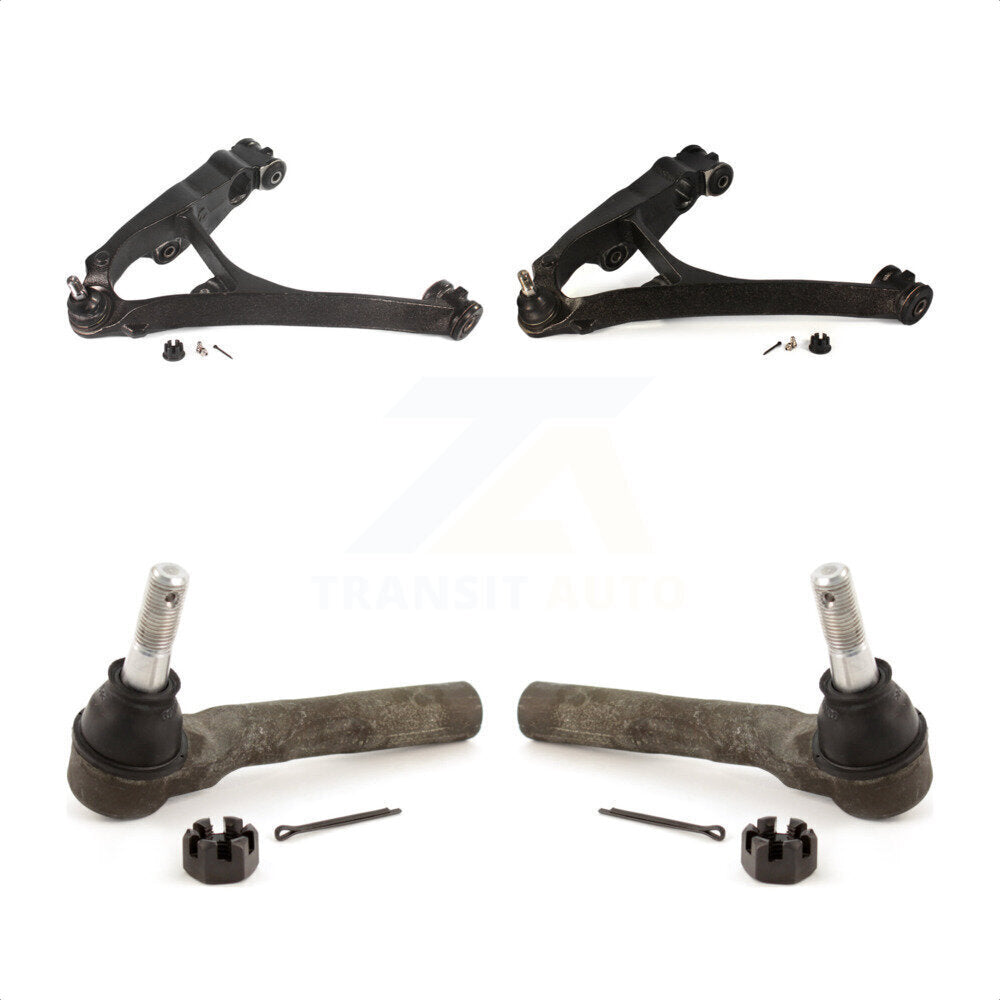 Front Suspension Control Arm Assembly And Tie Rod End Kit For Chevrolet Express 1500 2500 GMC Savana AWD KTR-102868 by TOR