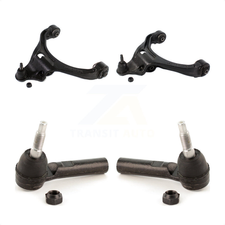 Front Suspension Control Arm Assembly And Tie Rod End Kit For Dakota Dodge Mitsubishi Raider Ram KTR-102871 by TOR