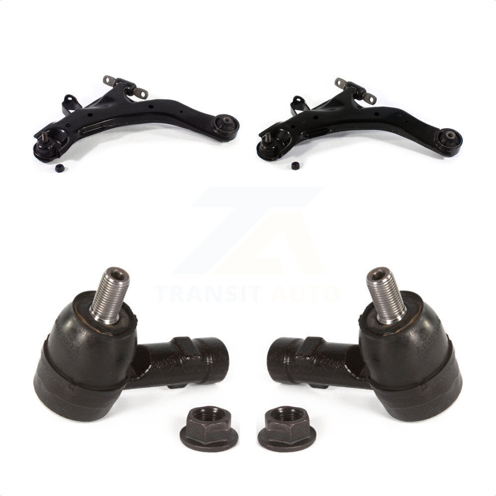 Front Suspension Control Arm Assembly And Tie Rod End Kit For Kia Spectra Hyundai Tiburon Spectra5 KTR-102879 by TOR