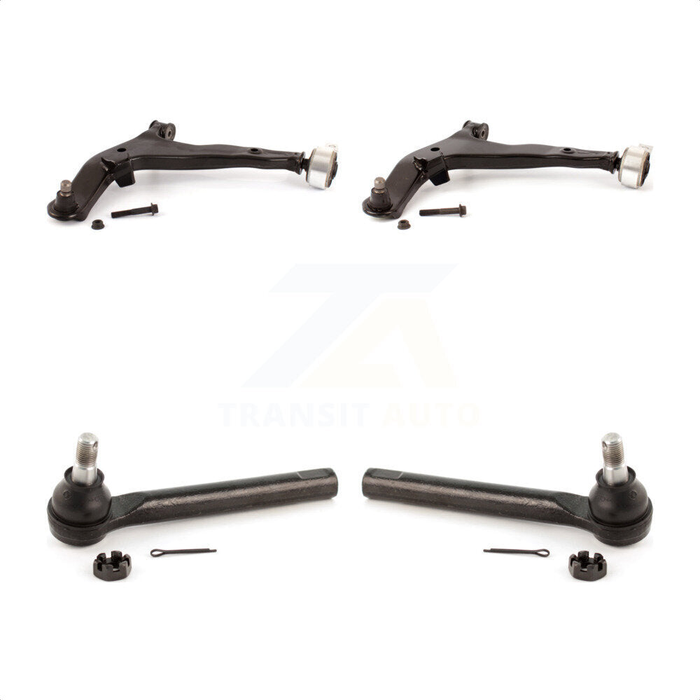 Front Suspension Control Arm Assembly And Tie Rod End Kit For 2003-2004 Nissan Murano KTR-102884 by TOR