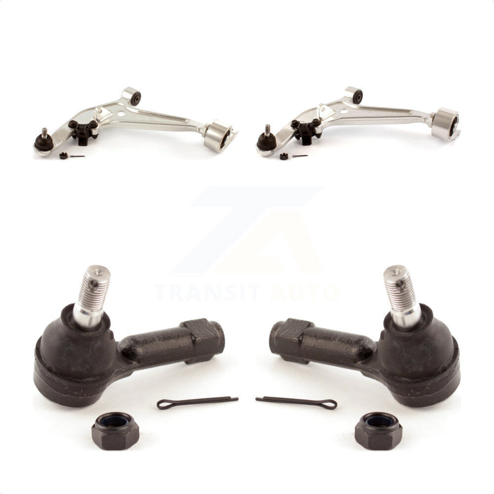 Front Suspension Control Arm Assembly And Tie Rod End Kit For 2005-2006 Nissan X-Trail KTR-102903 by TOR