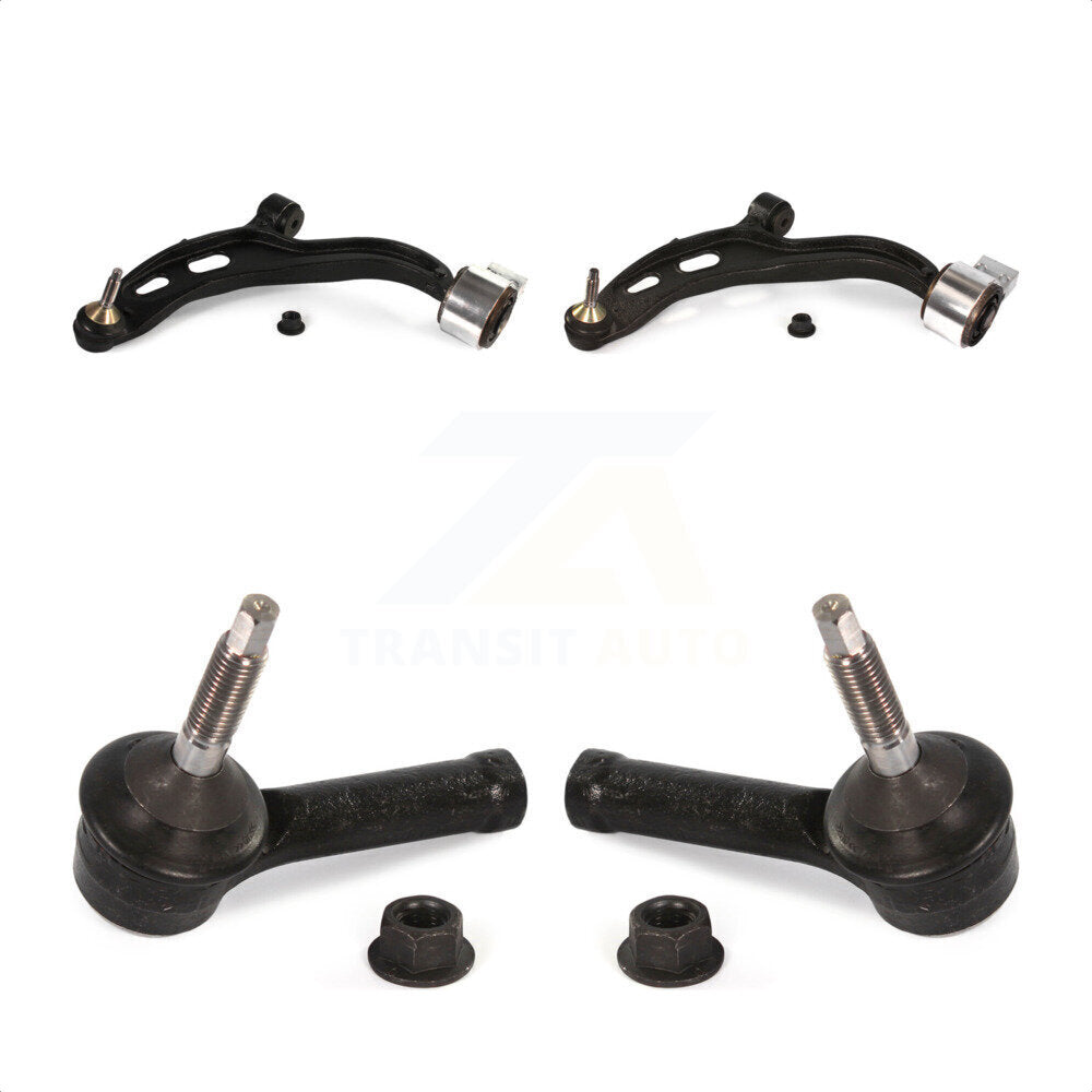 Front Suspension Control Arm Assembly And Tie Rod End Kit For Ford Police Interceptor Sedan Flex Lincoln MKT Special Service KTR-102912 by TOR