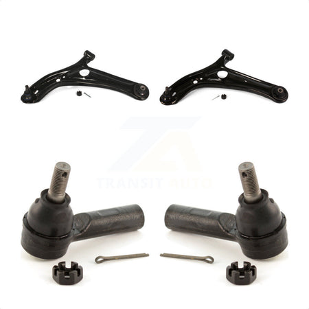 Front Suspension Control Arm Assembly And Tie Rod End Kit For 2004-2005 Toyota Echo Power steering system KTR-102930 by TOR