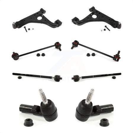 Front Suspension Control Arm And Ball Joint Assembly Steering Tie Rod End Stabilizer Bar Link Kit (8Pc) For Buick Encore Chevrolet Trax KTR-102970 by TOR