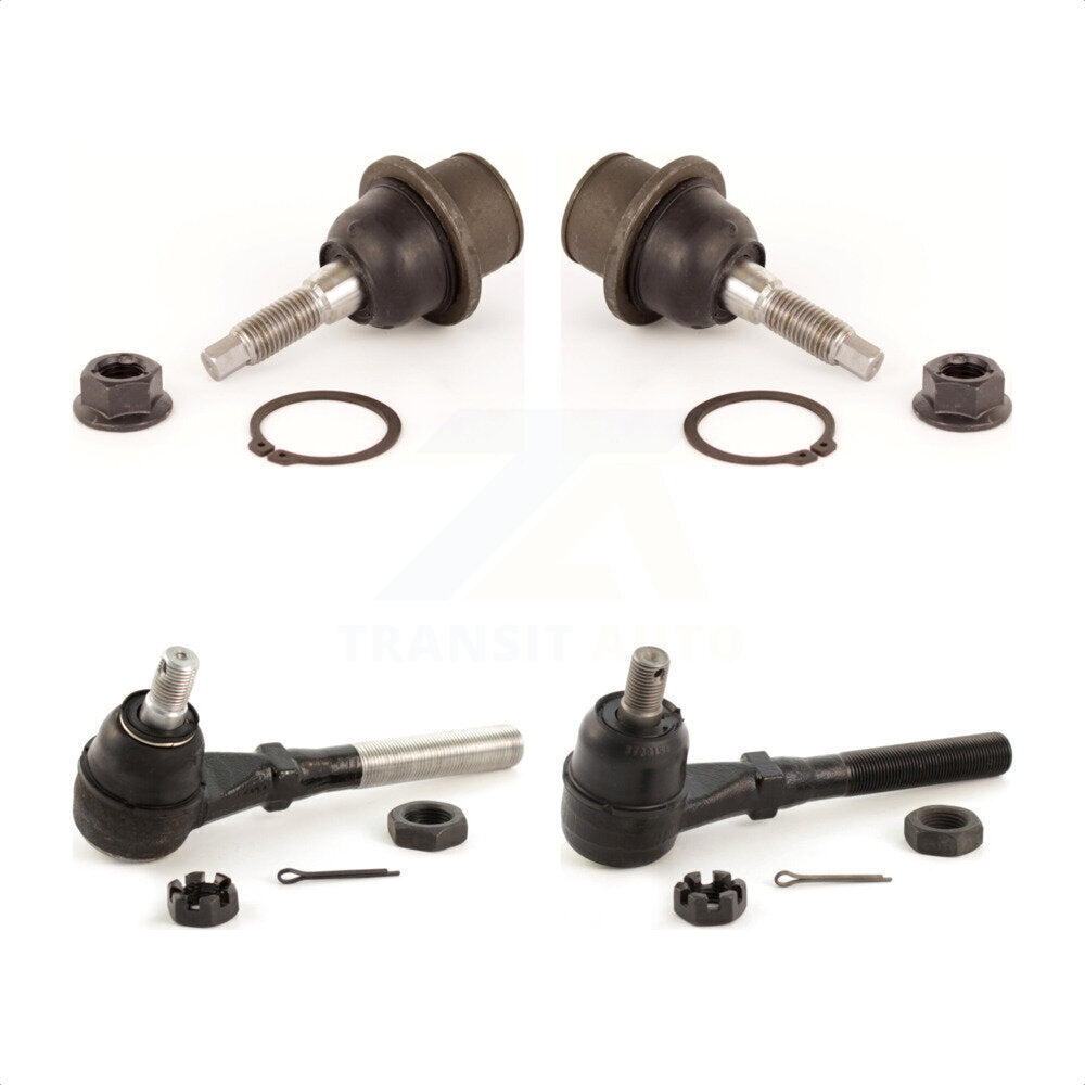 Front Suspension Ball Joint And Tie Rod End Kit For 2004 Ford F-150 11th Digit Of Vin Is C KTR-103011 by TOR