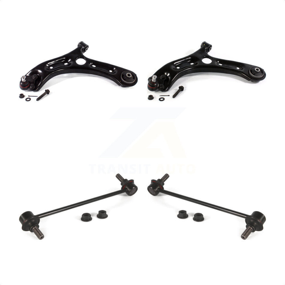 Front Suspension Control Arm And Ball Joint Assembly Stabilizer Bar Link Kit For Hyundai Tucson Kia Sportage KTR-103068 by TOR