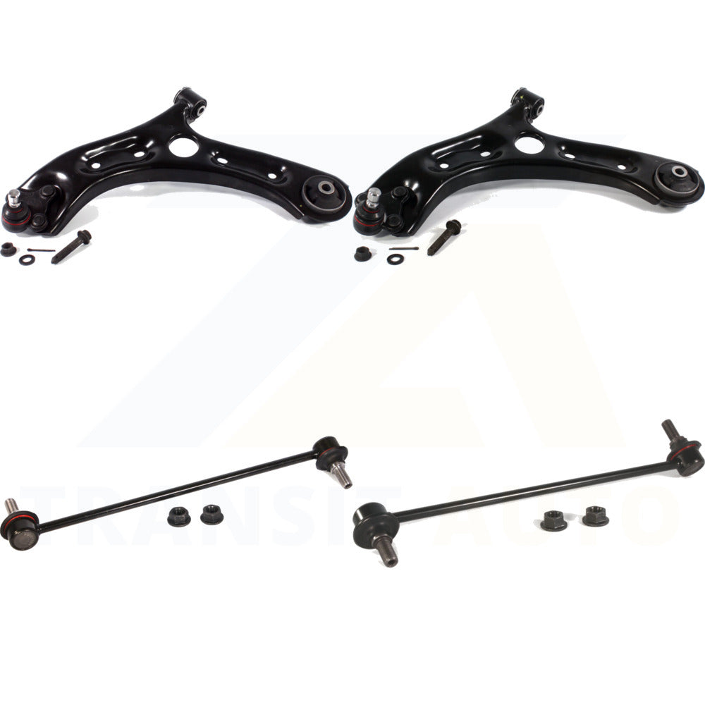 Front Suspension Control Arm And Ball Joint Assembly Stabilizer Bar Link Kit For Kia Optima Hyundai Sonata KTR-103084 by TOR