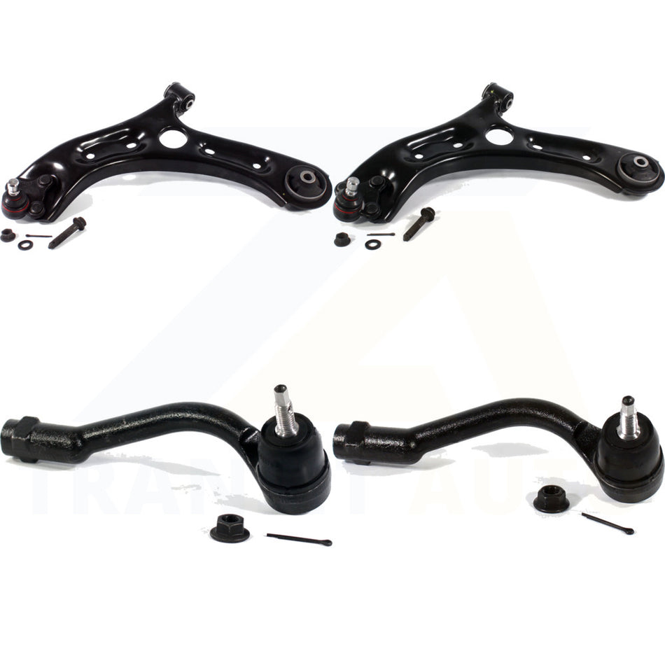 Front Suspension Control Arm Assembly And Tie Rod End Kit For Kia Optima Hyundai Sonata KTR-103113 by TOR