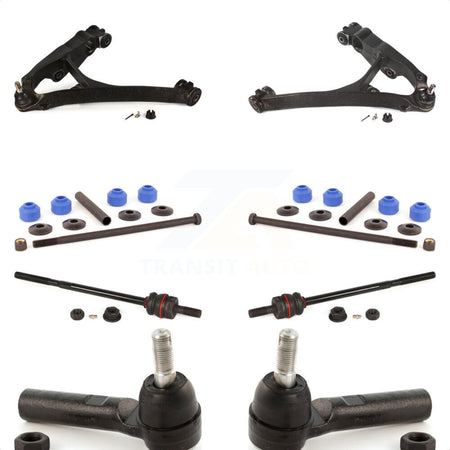 Front Suspension Control Arm And Ball Joint Assembly Steering Tie Rod End Stabilizer Link Kit (8Pc) For 2003-2005 Chevrolet Express 2500 GMC Savana With 8500 Lb GVW or 8600 AWD KTR-103197 by TOR