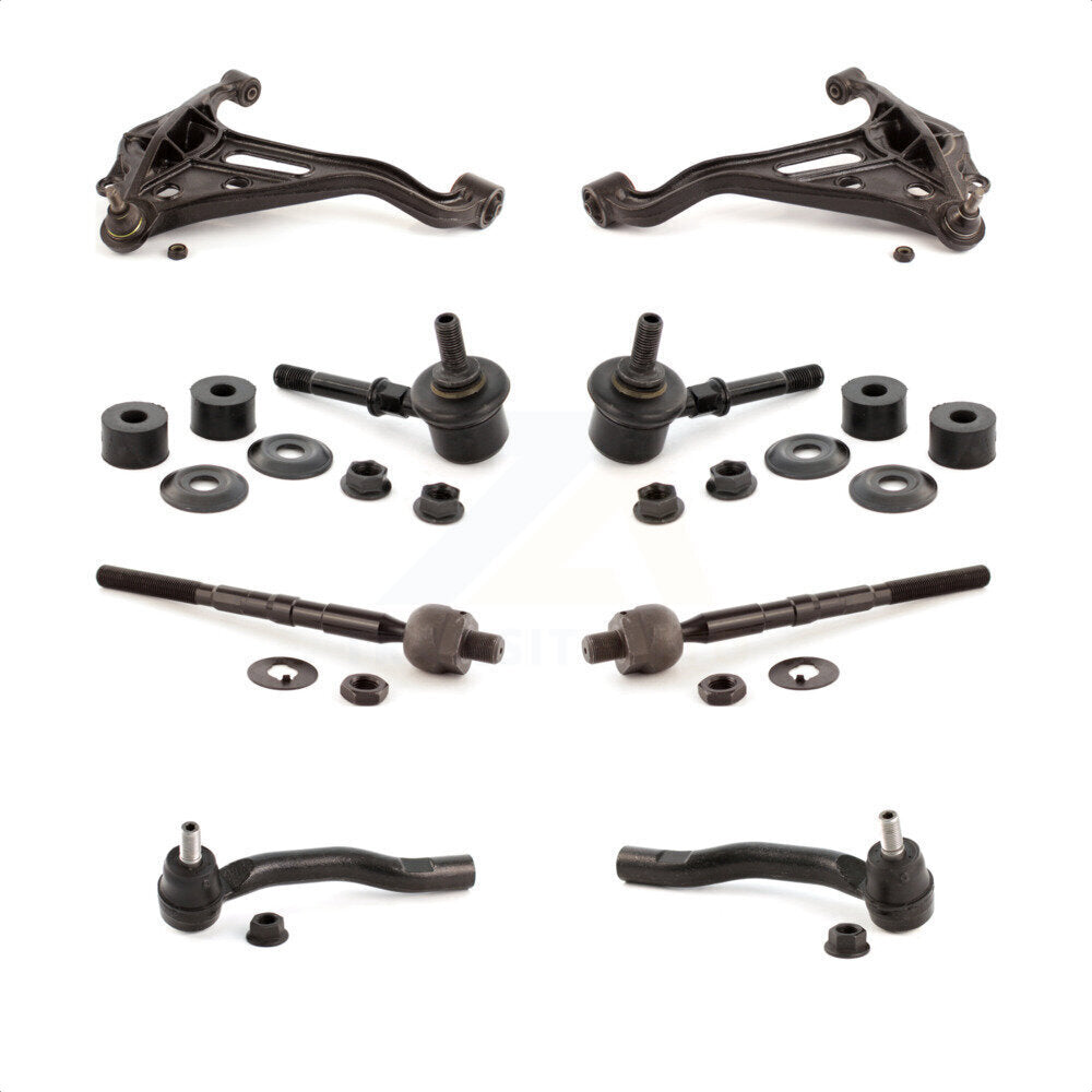 Front Suspension Control Arm And Ball Joint Assembly Steering Tie Rod End Stabilizer Bar Link Kit (8Pc) For Suzuki XL-7 Grand Vitara KTR-103234 by TOR