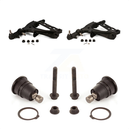 Front Suspension Control Arms And Upper Ball Joints Kit For Chevrolet Trailblazer GMC Envoy EXT XL Buick Rainier Oldsmobile Bravada XUV Isuzu Ascender Saab 9-7x KTR-103317 by TOR