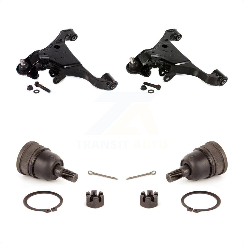 Front Suspension Control Arms And Upper Ball Joints Kit For Nissan Frontier Pathfinder Xterra KTR-103320 by TOR