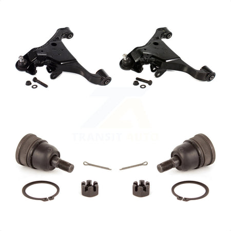 Front Suspension Control Arms And Upper Ball Joints Kit For Nissan Frontier Pathfinder Xterra KTR-103320 by TOR