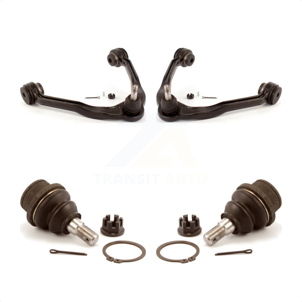 Front Suspension Control Arms And Lower Ball Joints Kit For Chevrolet Silverado 1500 GMC Tahoe Sierra Suburban Yukon Avalanche XL Cadillac Express Classic Escalade 2500 Savana ESV EXT KTR-103346 by TOR