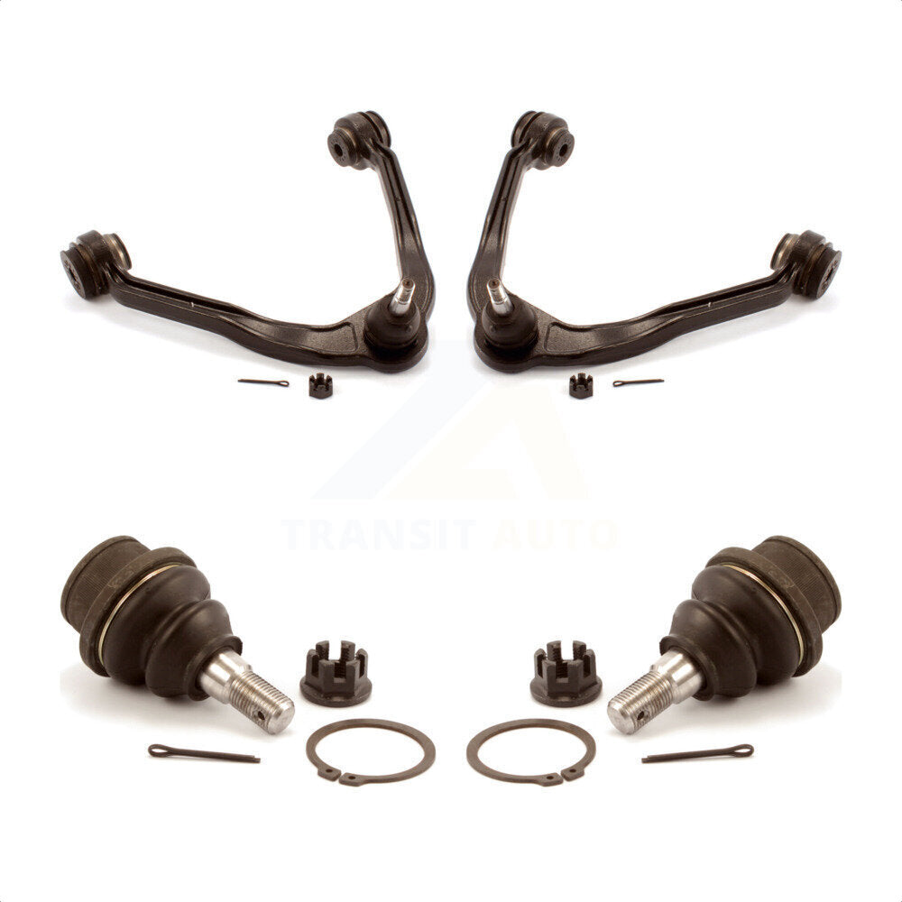 Front Suspension Control Arms And Lower Ball Joints Kit For Chevrolet Silverado 1500 GMC Tahoe Sierra Suburban Yukon Avalanche XL Cadillac Express Classic Escalade 2500 Savana ESV EXT KTR-103350 by TOR