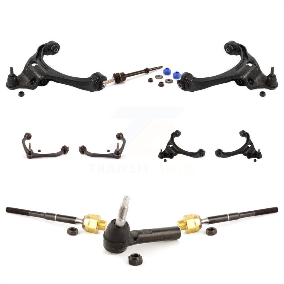 Front Control Arms Assembly And Lower Ball Joints Tie Rods Link Sway Bar Suspension Kit (10Pc) For Dakota Dodge Mitsubishi Raider Ram KTR-103486 by TOR