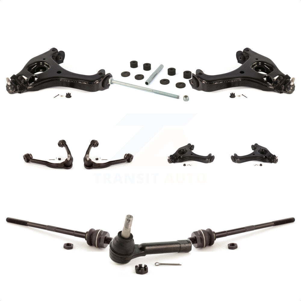 Front Control Arms Assembly And Lower Ball Joints Tie Rods Link Sway Bar Suspension Kit (10Pc) For Chevrolet Silverado 1500 GMC Sierra Classic KTR-103491 by TOR