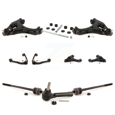 Front Control Arms Assembly And Lower Ball Joints Tie Rods Link Sway Bar Suspension Kit (10Pc) For Chevrolet Silverado 1500 GMC Sierra Classic KTR-103491 by TOR