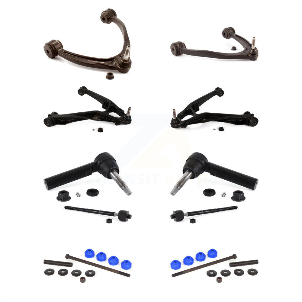 Front Control Arms Assembly And Lower Ball Joints Tie Rods Link Sway Bar Suspension Kit (10Pc) For 2014-2016 Chevrolet Silverado 1500 GMC Sierra Without Aluminum Steering Knuckles KTR-103537 by TOR