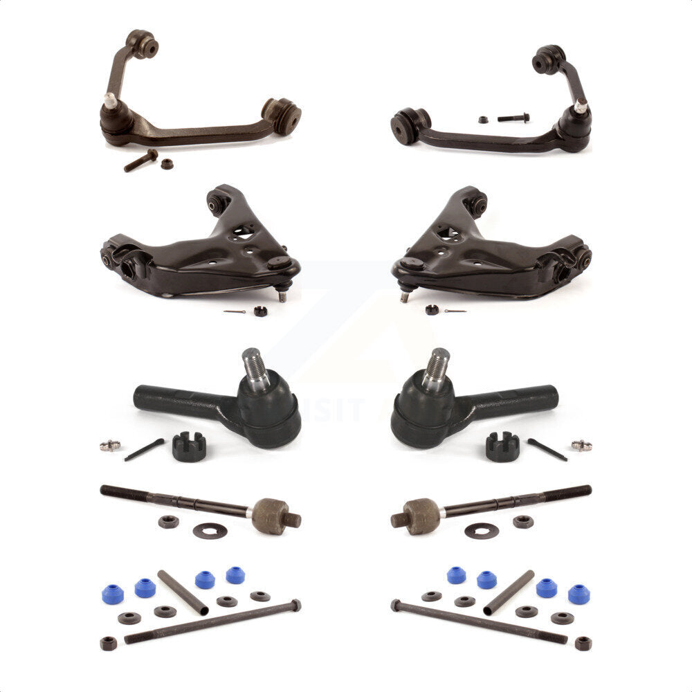 Front Control Arms Assembly And Lower Ball Joints Tie Rods Link Sway Bar Suspension Kit (10Pc) For 2001-2005 Ford Explorer Sport Trac KTR-103541 by TOR