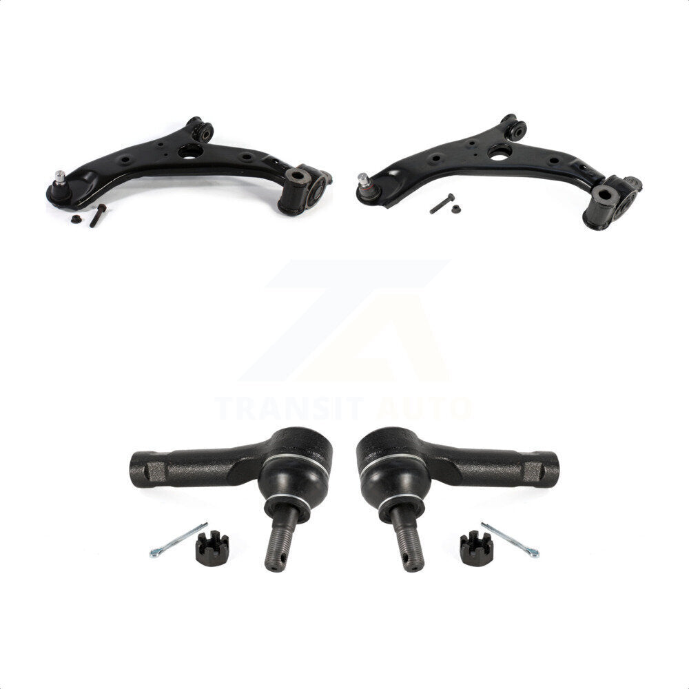 Front Suspension Control Arm Assembly And Tie Rod End Kit For 2013-2016 Mazda CX-5 KTR-103974 by TOR