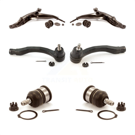 Front Suspension Control Arm With Tie Rod End And Ball Joint Kit (6Pc) For 1997-2001 Honda CR-V KTR-103999 by TOR